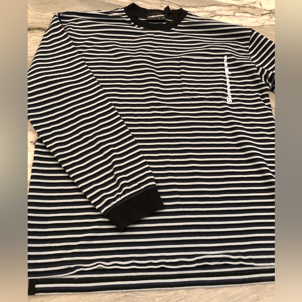 THE HUNDREDS long sleeve heavyish quality cotton t shirt. EUC SZ M